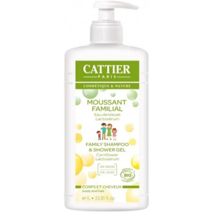 Cattier MOUSSANT FAMILIAL – Corps et cheveux 1L