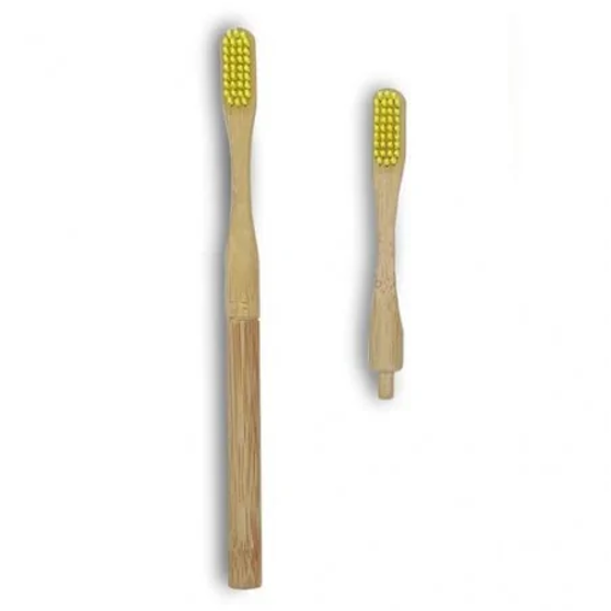 image1321 DENTI-SMILE BROSSE A DENTS TETES INTERCHANGEABLES JAUNE – Image 1