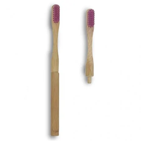 image1322 DENTI-SMILE BROSSE A DENT TETES INTERCHANGEABLES MAUVE – Image 1
