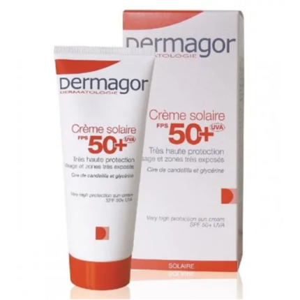 Dermagor Crème Solaire teintée Très haute protection SPF50+  100 ml
