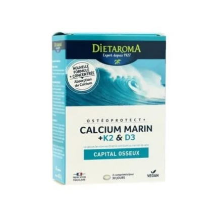 Dietaroma Calcium Marin + K2 & D3 - 60 capsules