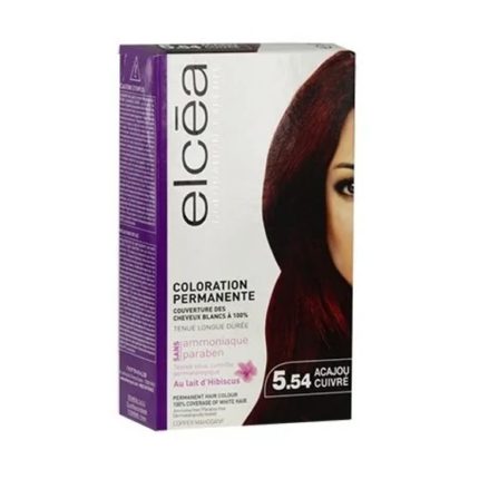 Elcéa Coloration PERMANENTE 5.54 acajou cuivre