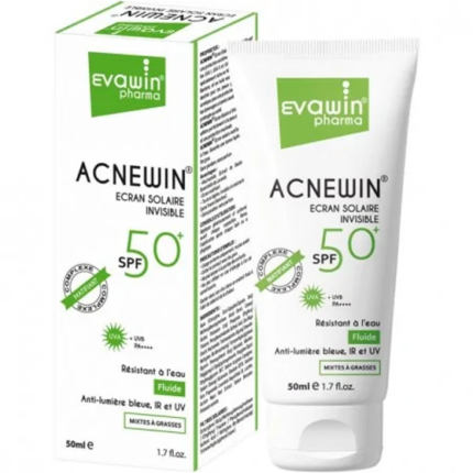 EVAWIN ACNEWIN ÉCRAN SOLAIRE INVISIBLE SPF 50+ (50ML)