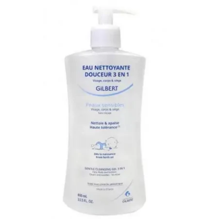 Gilbert Eau Nettoyante Douceur 3en1 Bebe 400ml
