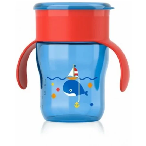 image251 AVENT TASSE D'APPRENTISSAGE 9 MOIS + 260ML rouge SCF782 – Image 1