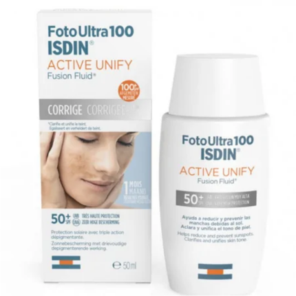 ISDIN Foto Ultra Active Unify Transparent Spf50+ 50ml