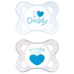 MAM ORIGINAL SUCETTE 0-6 MOIS SILICONE BLEU