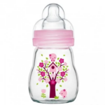MAM BIBERON EN VERRE FEEL GOOD 1ER AGE ROSE 170ML