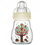 MAM BIBERON EN VERRE FEEL GOOD 1ER AGE BLANC 170ML