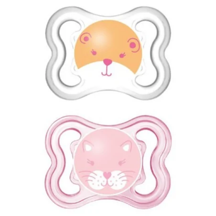 MAM AIR SUCETTE 0-6 MOIS SILICONE FILLE