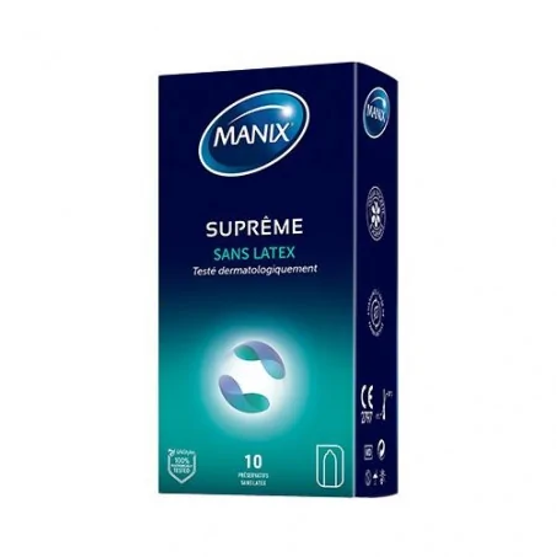 image3253 Manix SUPREME Sans Latex Préservatif lubrifié. Boîte de 10 – Image 1