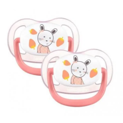 BÉBÉ CONFORT SUCETTES PHYSIO AIR CONF - 6/18 M - THE GARDENER ROSE ET JAUNE SIL X2 - 6907