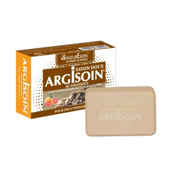image3899 NATURE SOIN ARGISOIN SAVON DOUX AU GHASSOUL 125g – Image 1