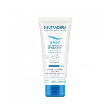 NEUTRADERM BABY GEL NETTOYANT DOUCEUR 3 EN 1 - 200ML