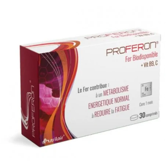 image4115 Nutrilair Proferon Fer Biodisponible – 30 Comprimés – Image 1