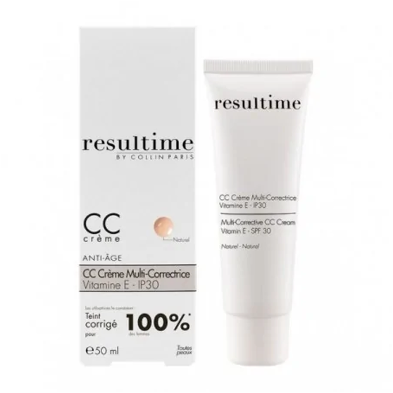 image4478 RESULTIME CC Crème Multi-Correctrice Vitamine SPF 30 Naturel – Image 1