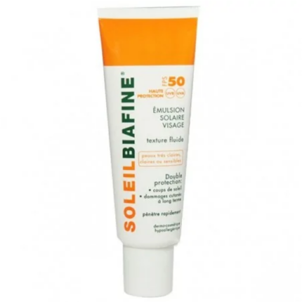 Biafine Emulsion Solaire Visage SPF 50+ 50 Ml