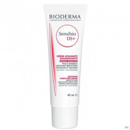 BIODERMA SENSIBIO DS+ CREME 40 ML APAISANTE ET ASSAINISSANTE