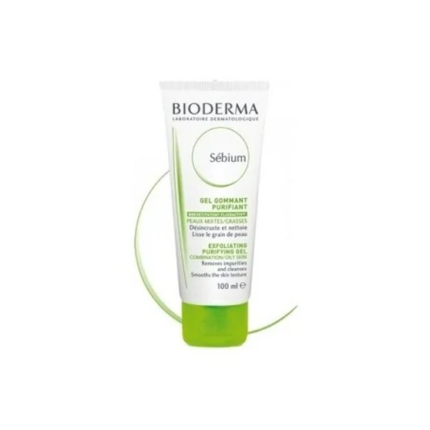 BIODERMA SEBIUM GEL GOMMANT PURIFIANT 100ml Désincruste Et Nettoie