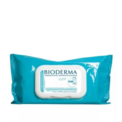 BIODERMA ABCDERM H2O 60 LINGETTES NETTOYANTES