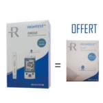 BIONIME RIGHTEST GM260 GLUCOMÈTRE LECTEUR DE GLYCÉMIE Achete + RIGHTEST GS 260 25 PIECES Offert