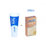 CAREX GEL LUBRIFIANT JELLY 60G Achete + CAREX ZERO THIN BOÎTES DE12 OFFERT
